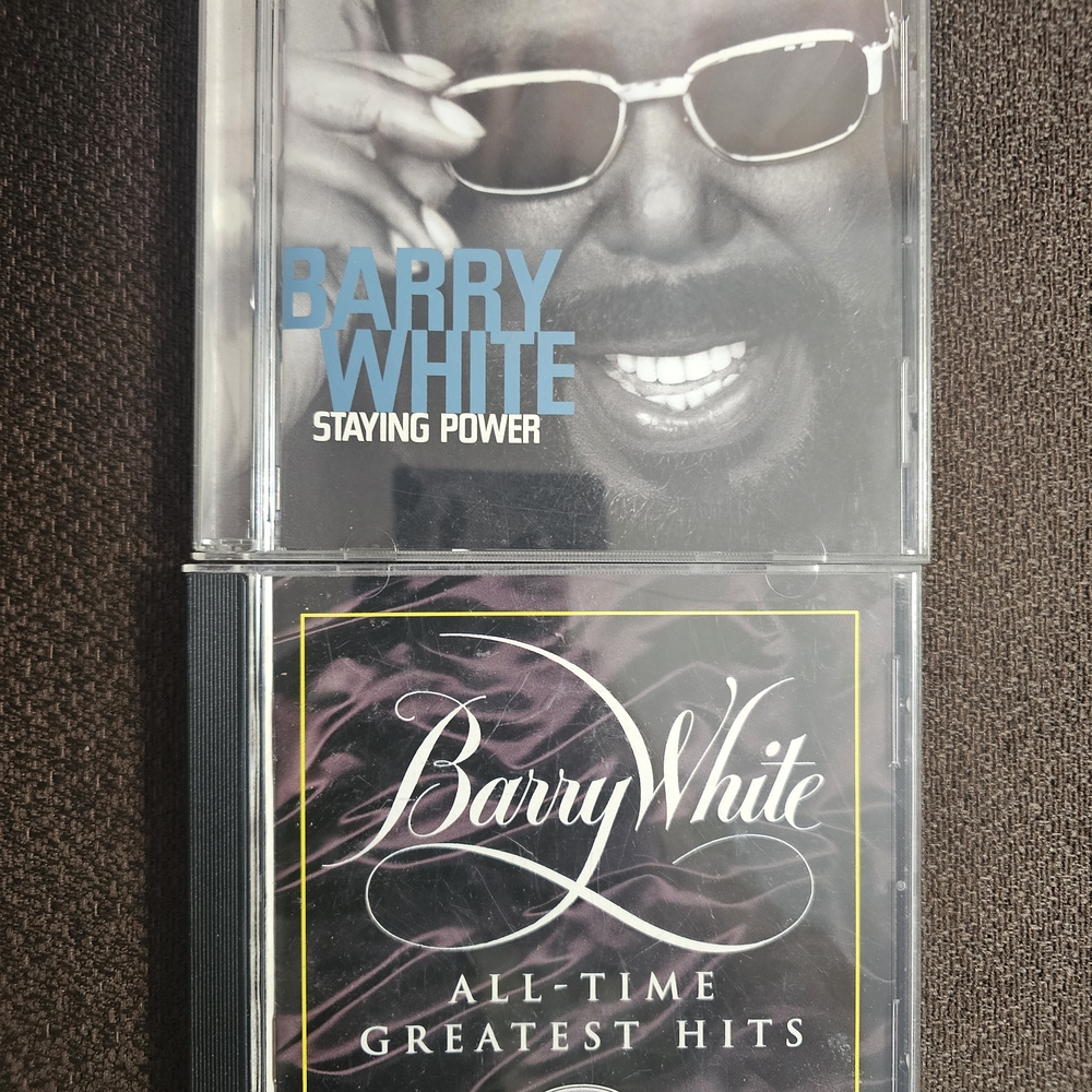 Barry White - Staying Power - 1999 Soul CD  & All Time Greatest Hits Lot